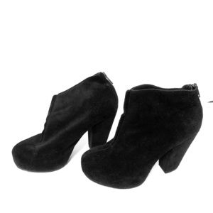 Bertie chunky heel booties size 38